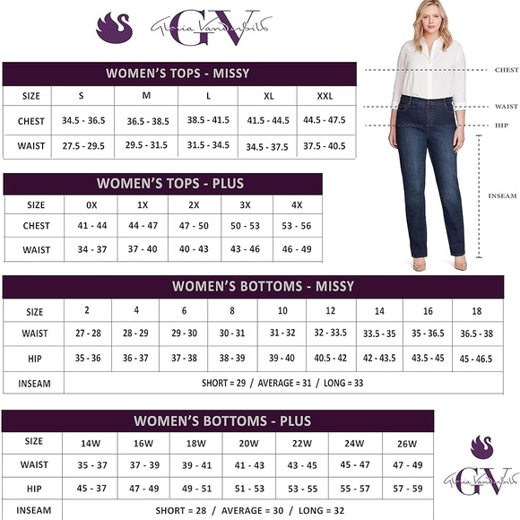 Gloria Vanderbilt Women's Amanda Classic Tapered Jean - Picture 12 of 12